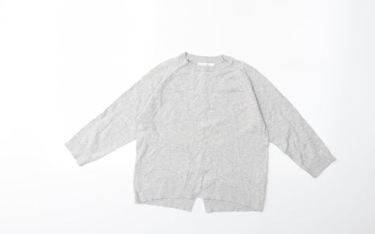 Zara Girls Green  Knit Pullover Jumper Size 7 Years