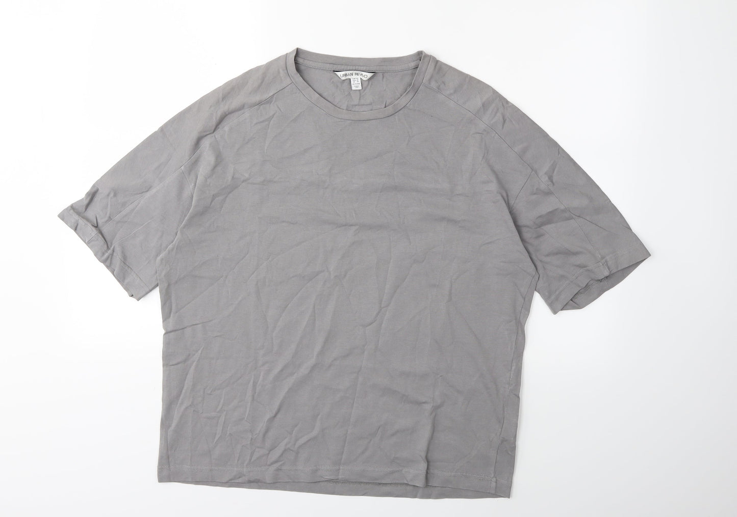 Urban Revivo Womens Grey   Basic T-Shirt Size 18