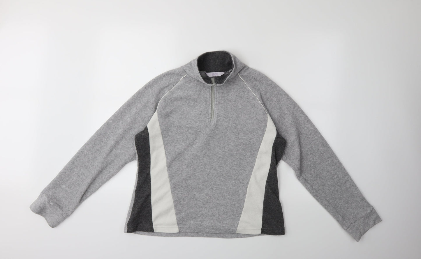 evie Womens Grey  Fleece Jacket  Size 14