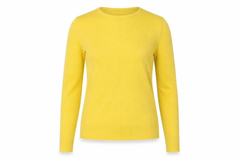 George Womens Yellow  Knit Pullover Jumper Size 12
