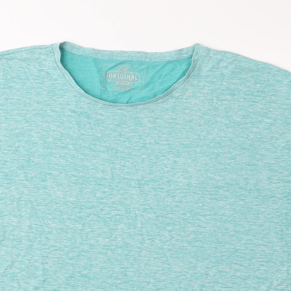 F&F Womens Blue   Basic T-Shirt Size XL