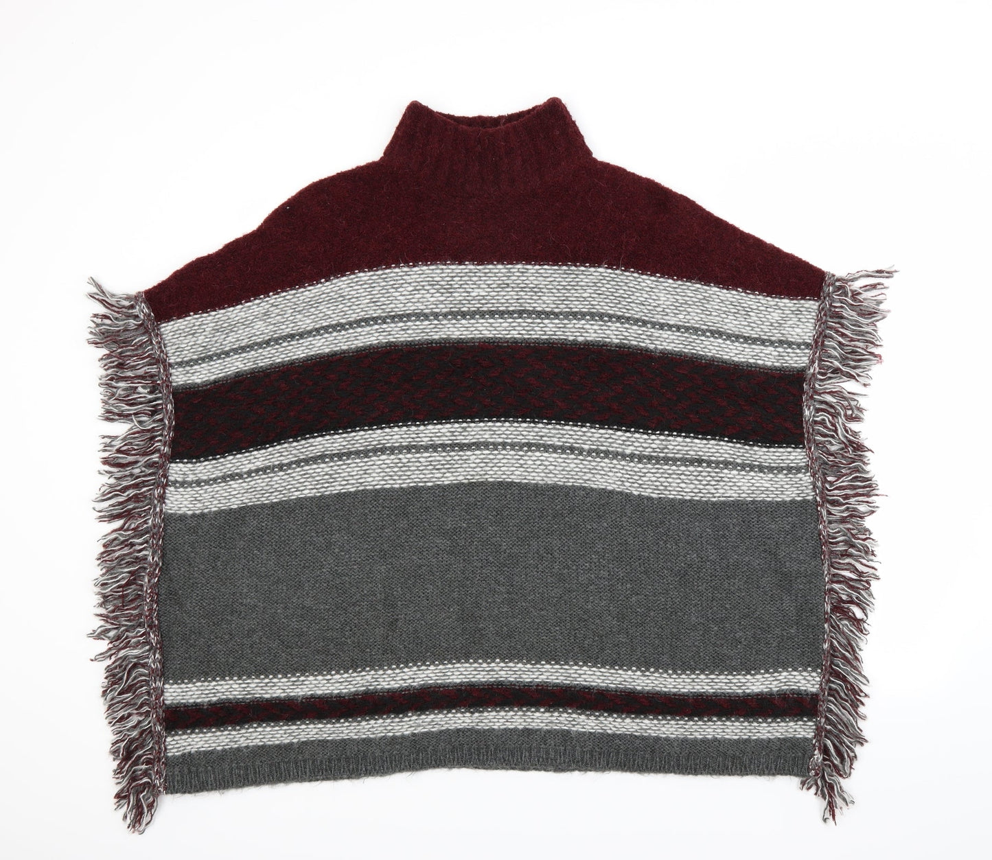 George Womens Red Striped  Pullover Jumper Size S