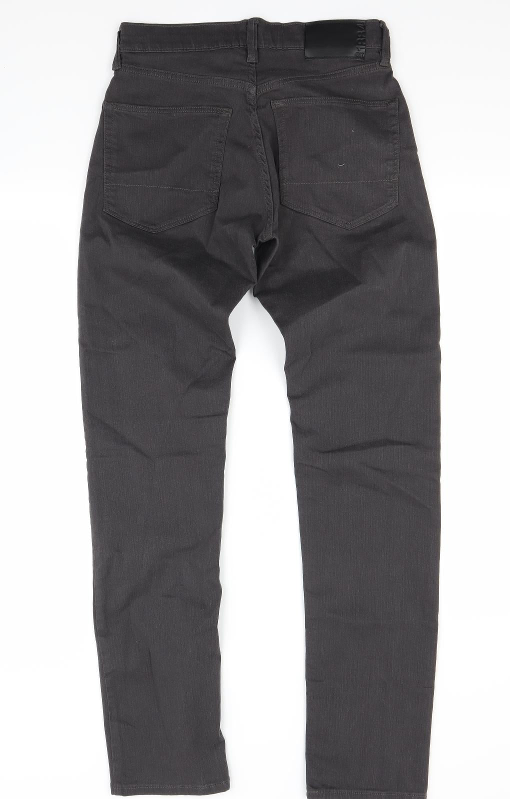 Marks and Spencer Mens Brown  Denim Straight Jeans Size 28 L33 in