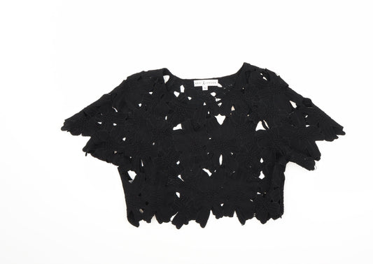 Rare 2 London Womens Black   Basic Blouse Size M