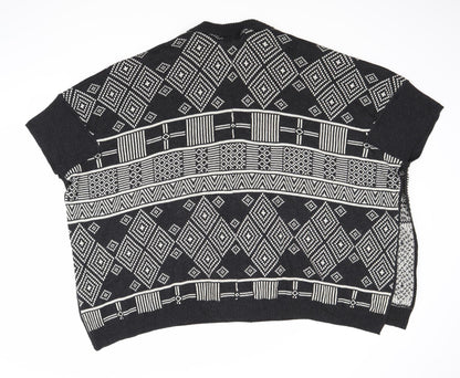 Back view of H&M women’s black jumper one size