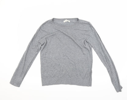 Front view of Forever 21 women’s grey jumper, size M