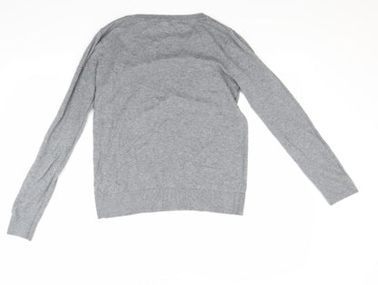 Back view of Forever 21 women’s grey jumper, size M