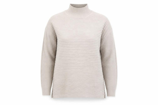 Front view of Monsoon women’s beige jumper, size M