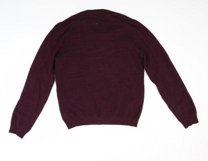 Back view of River Island women’s red jumper, size L