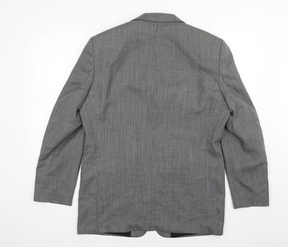 Back view of Conberti men’s grey jacket suit jacket, size 40