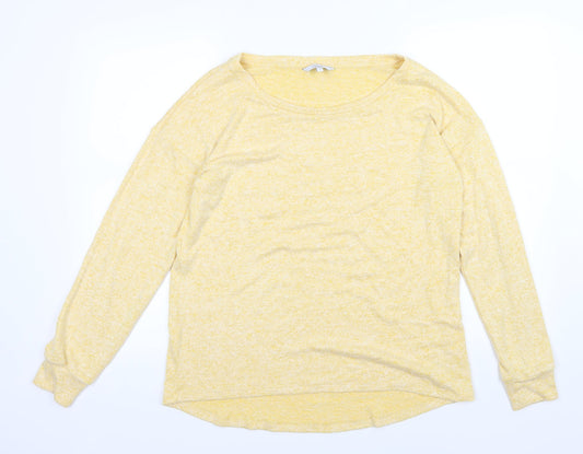 NEXT Womens Yellow  Jersey Pullover Sweatshirt Size 8  - Oversized