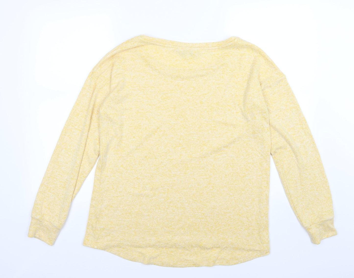 NEXT Womens Yellow  Jersey Pullover Sweatshirt Size 8  - Oversized