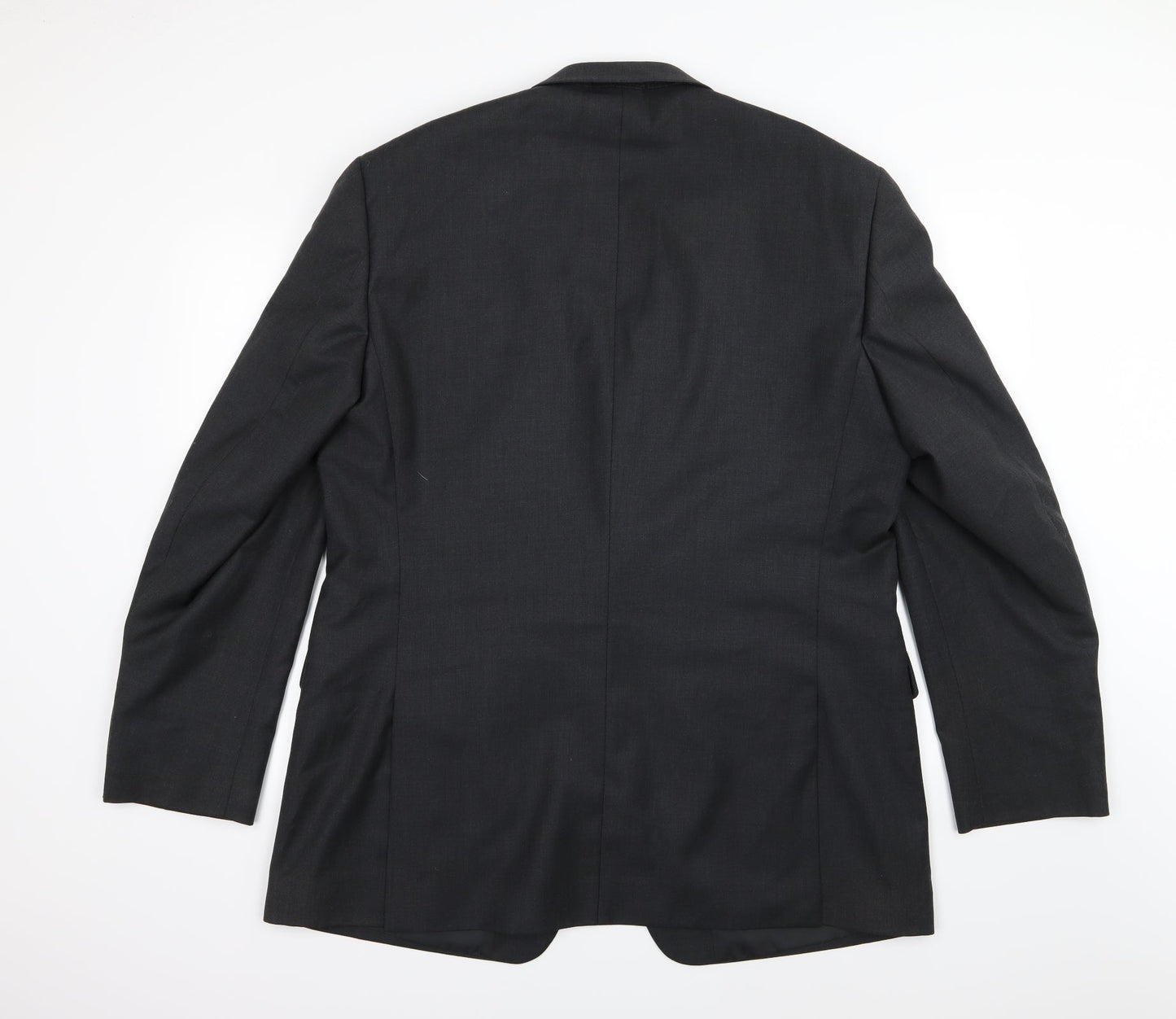 Karl Jackson Mens Grey  Rayon Jacket Suit Jacket Size 46