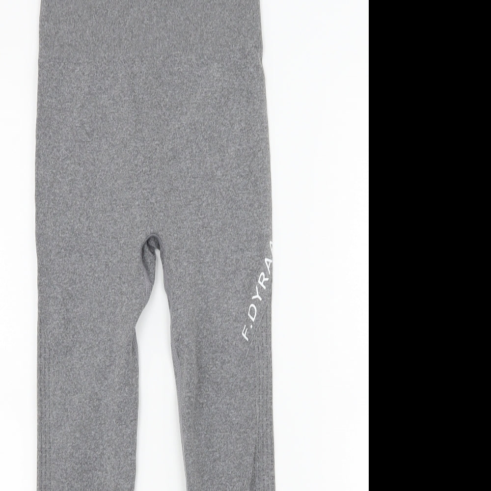 Because of you Womens Gold   Capri Leggings Size S L24 in - F.DYRAA