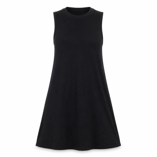 Topshop Womens Black  Jersey T-Shirt Dress  Size 6