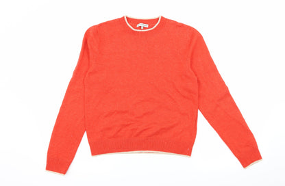 Additional front view of Light Before Dark women’s red knit jumper, size M