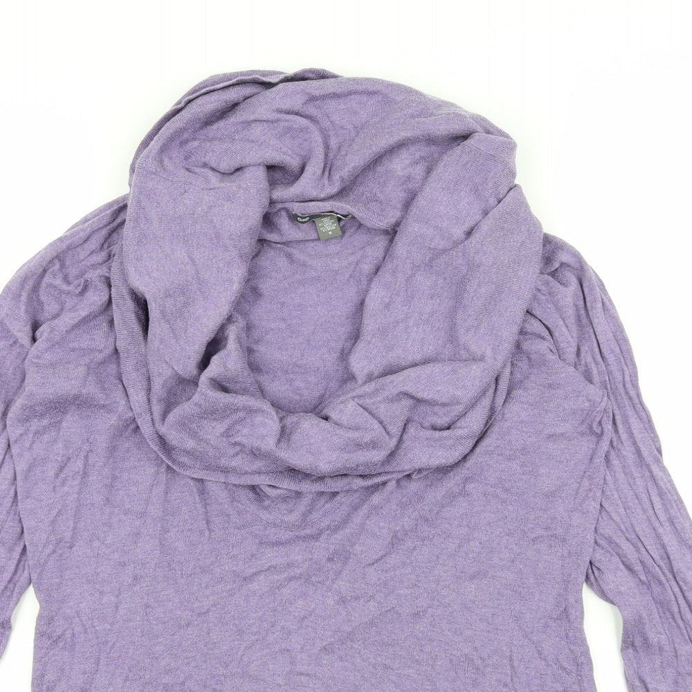 GA Womens Purple  Knit Pullover Jumper Size M