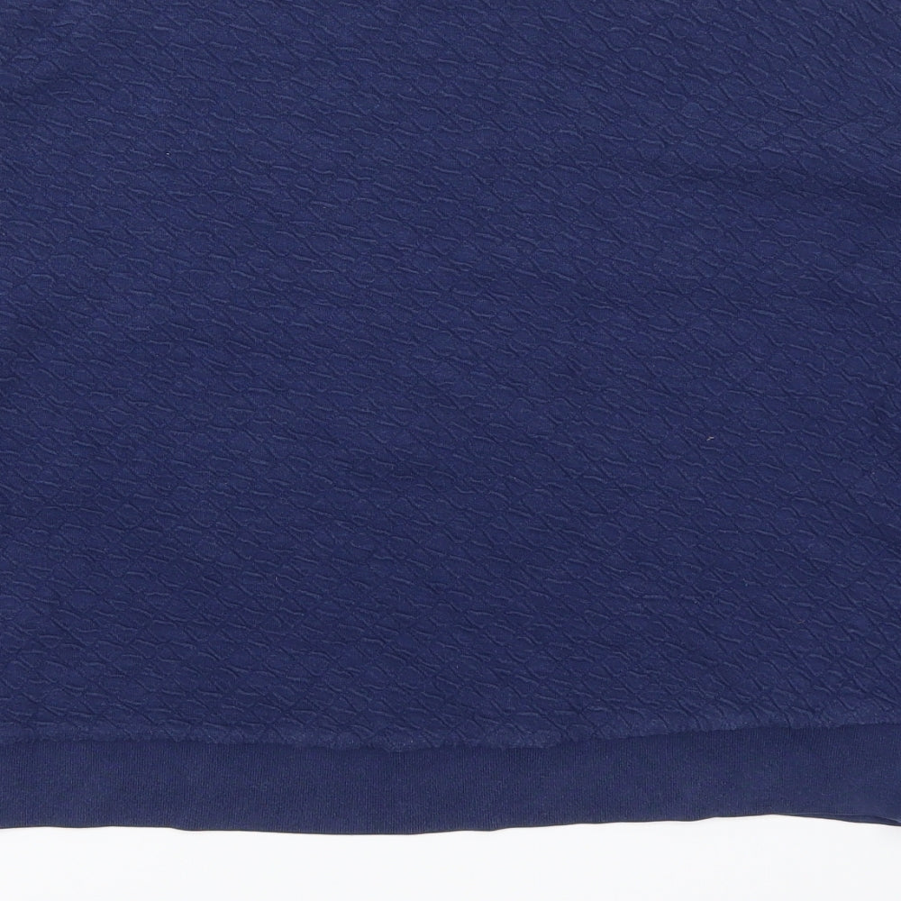 Topshop Womens Blue   Pullover Sweatshirt Size 10