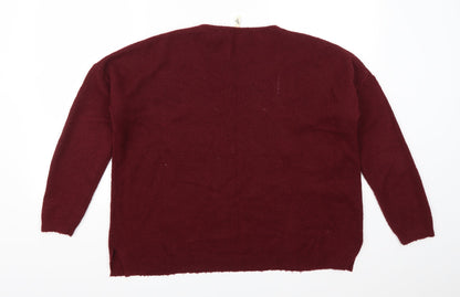 Back view of Sweewë women’s red jumper, size S