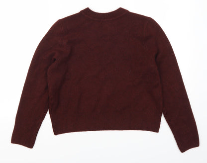 Back view of H&M women’s red jumper, size S