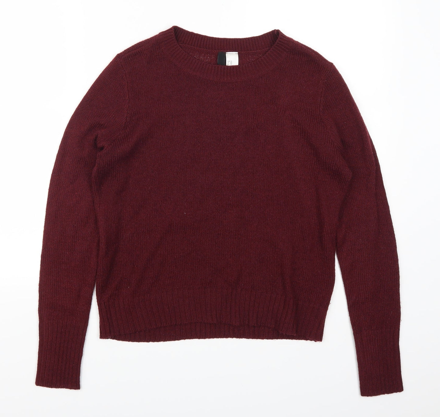 H&M Womens Red   Pullover Jumper Size XS