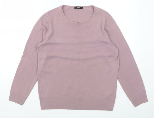 Marks and Spencer Womens Purple   Pullover Jumper Size 12