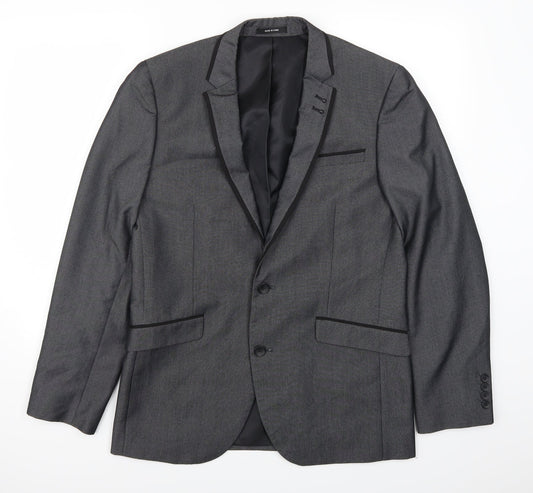 Cedar Wood State Mens Grey   Jacket Suit Jacket Size 40