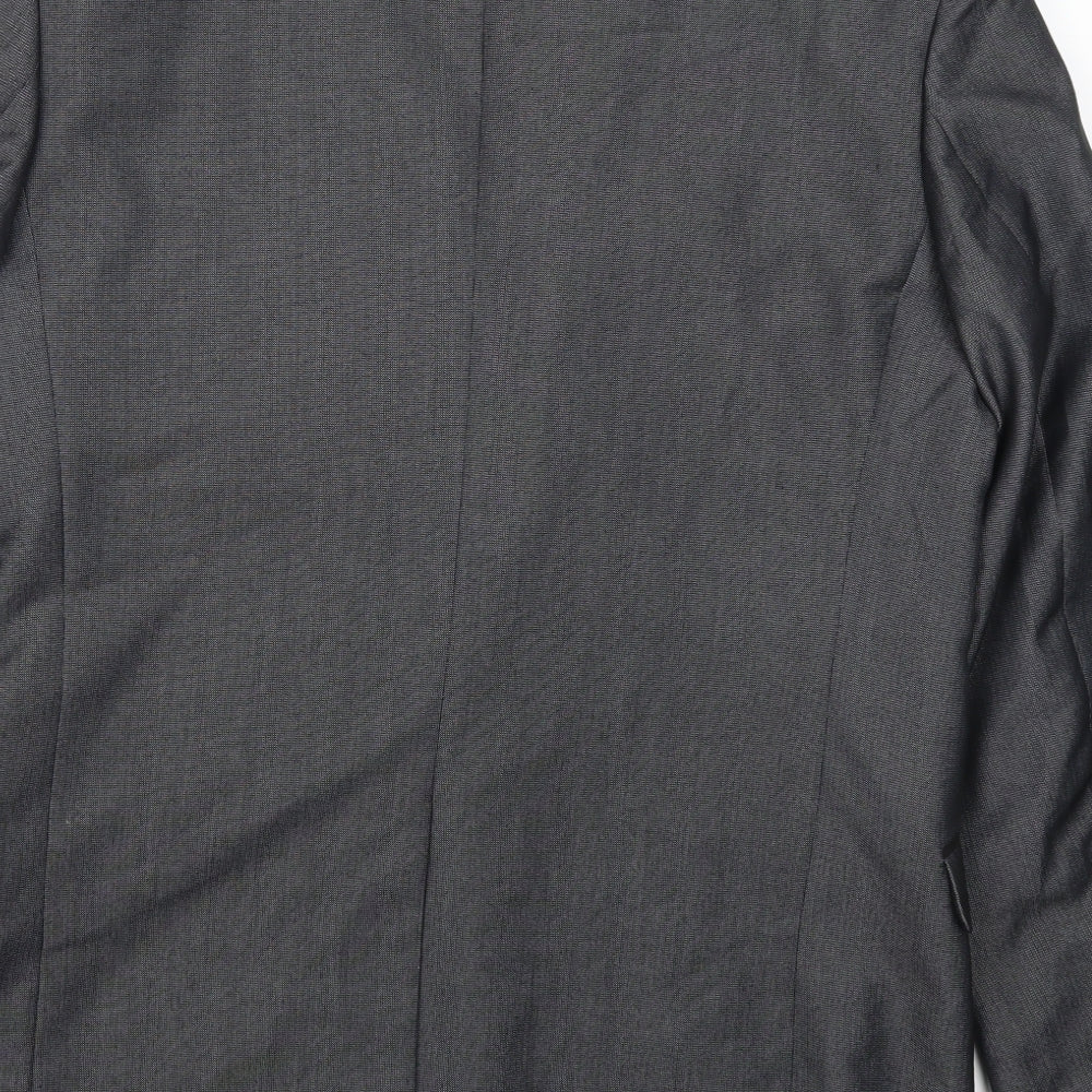 Cedar Wood State Mens Grey   Jacket Suit Jacket Size 40