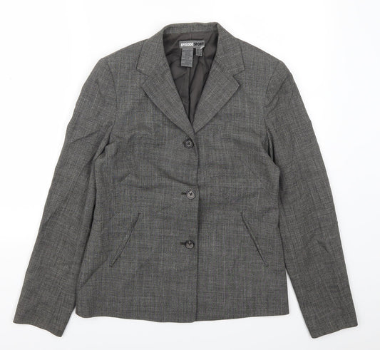 Episode Spoty Womens Grey   Jacket Suit Jacket Size 8