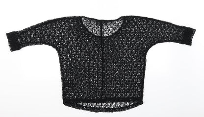 Back view of Next women’s black jumper, size UK 6