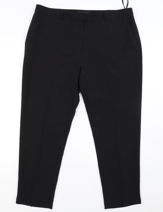 Dorothy Perkins Womens Black   Trousers  Size 12 L26 in