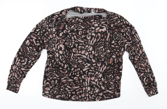 Dorothy Perkins Womens Multicoloured Animal Print  Pullover Jumper Size 10