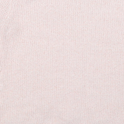 Brand and care label for BHS women’s pink jumper, size UK 8