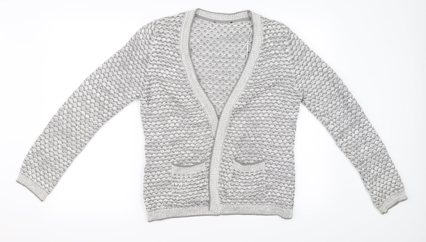 BHS Womens Grey   Cardigan Jumper Size 10