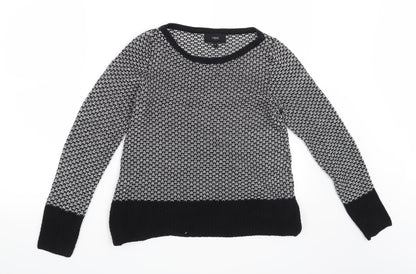 Additional front view of Next women’s black jumper, size UK 10