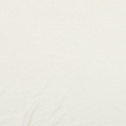 Brand and care label for H&M women’s white jumper, size XL