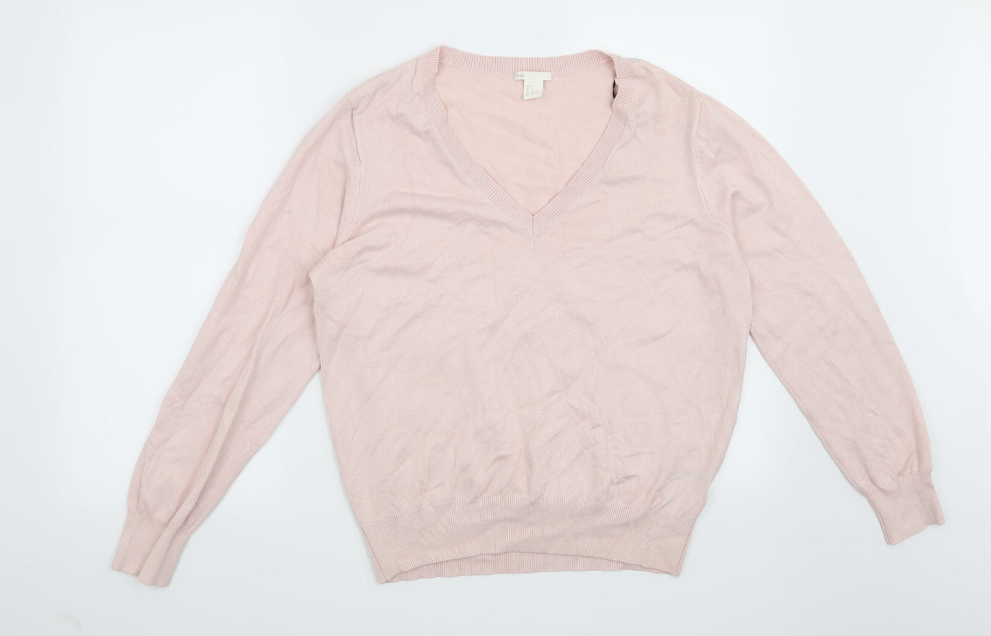 H&M Womens Pink   Pullover Jumper Size M