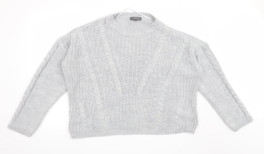 Primark Womens Grey   Pullover Jumper Size 18