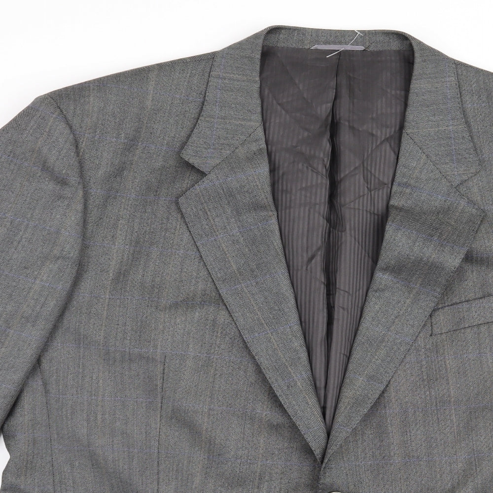 St Michael Mens Grey   Jacket Suit Jacket Size M