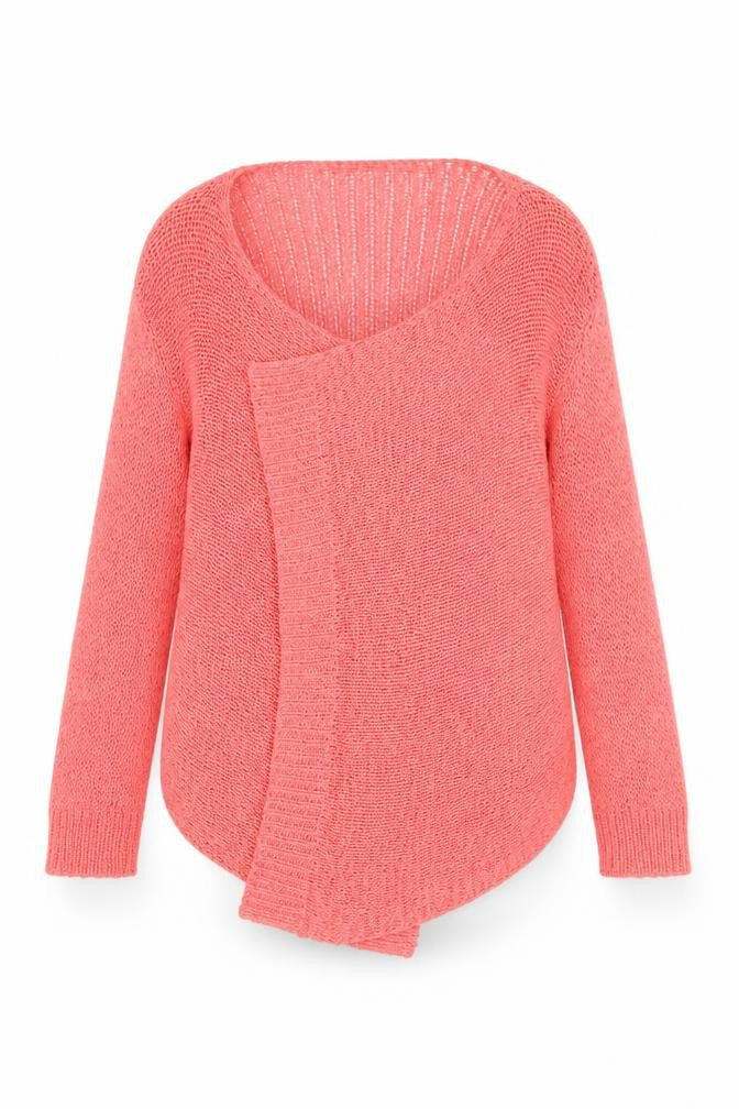 Bonmarché Womens Pink Cardigan Jumper Size M