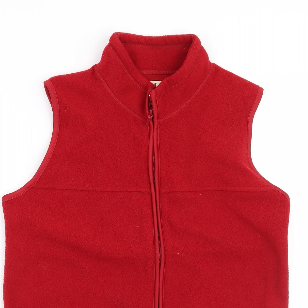EWM Womens Red   Gilet Jacket Size 10