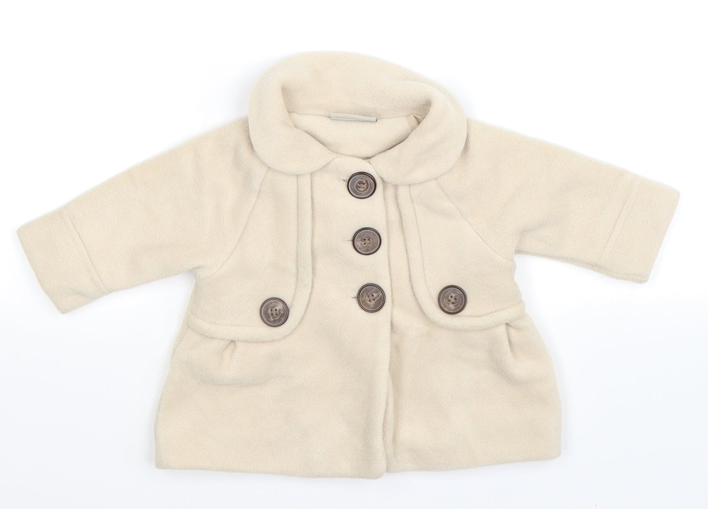 NEXT Baby Beige  Fleece Jacket  Size 3-6 Months