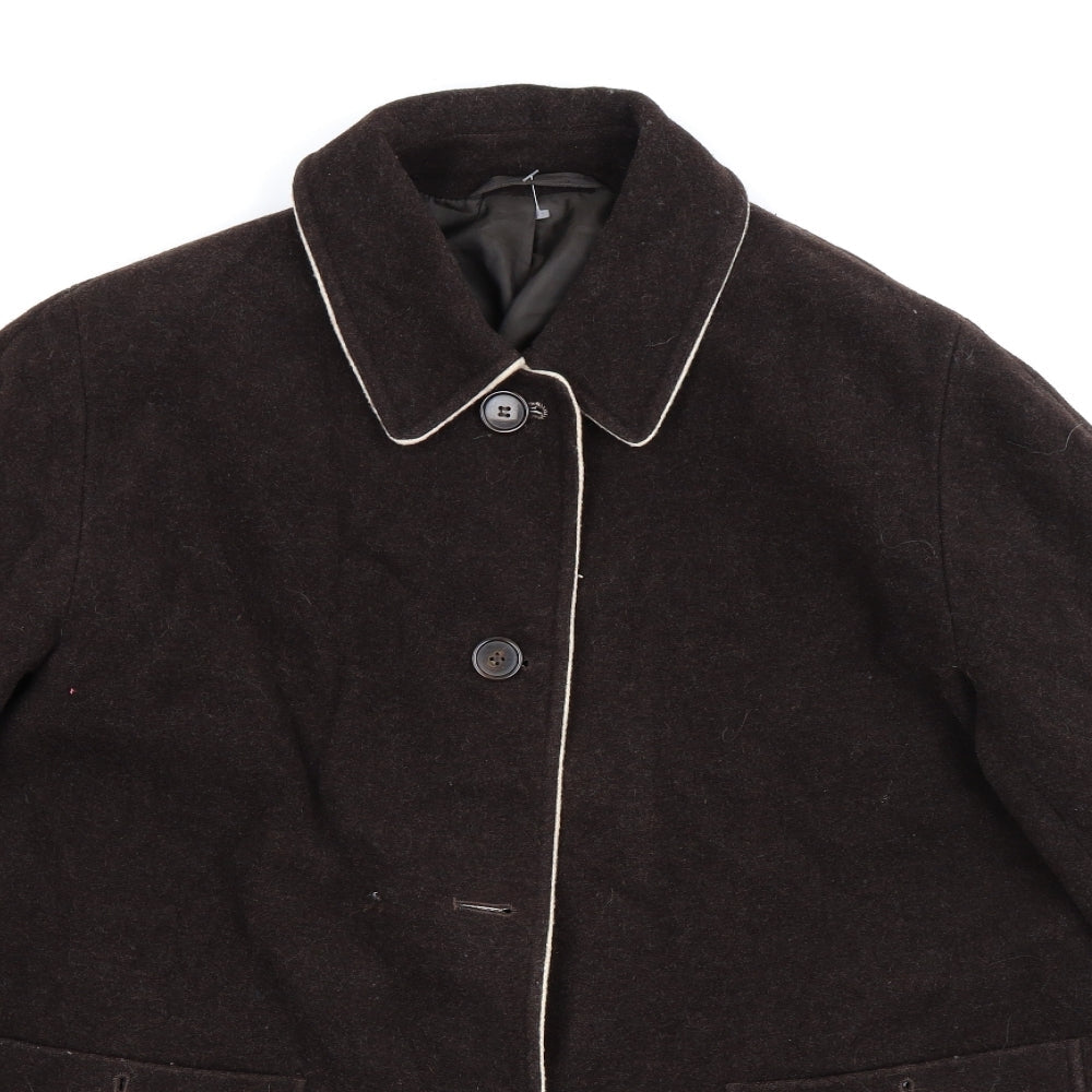 Berkertex Womens Brown   Jacket Coat Size 18