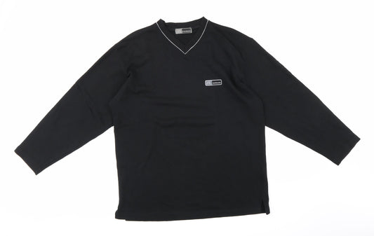 JFG Mens Black   Pullover Sweatshirt Size L