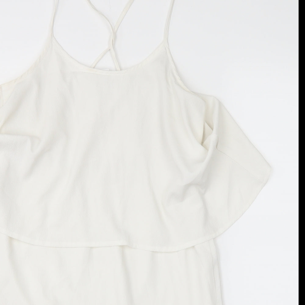 VERO MODA Womens White   Basic Blouse Size XS