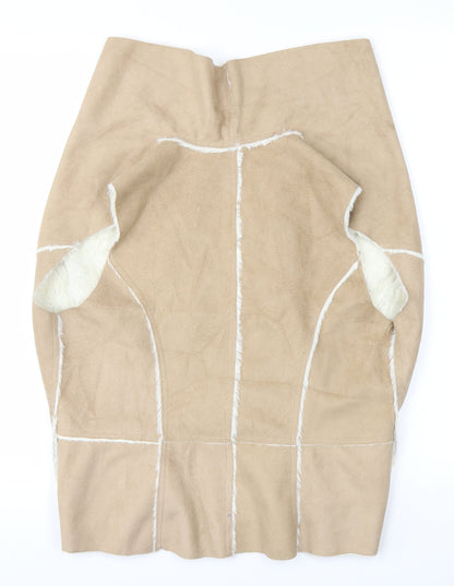 Back view of Rainbow women’s white jacket, size UK 8