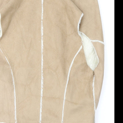 Brand and care label for Rainbow women’s white jacket, size UK 8