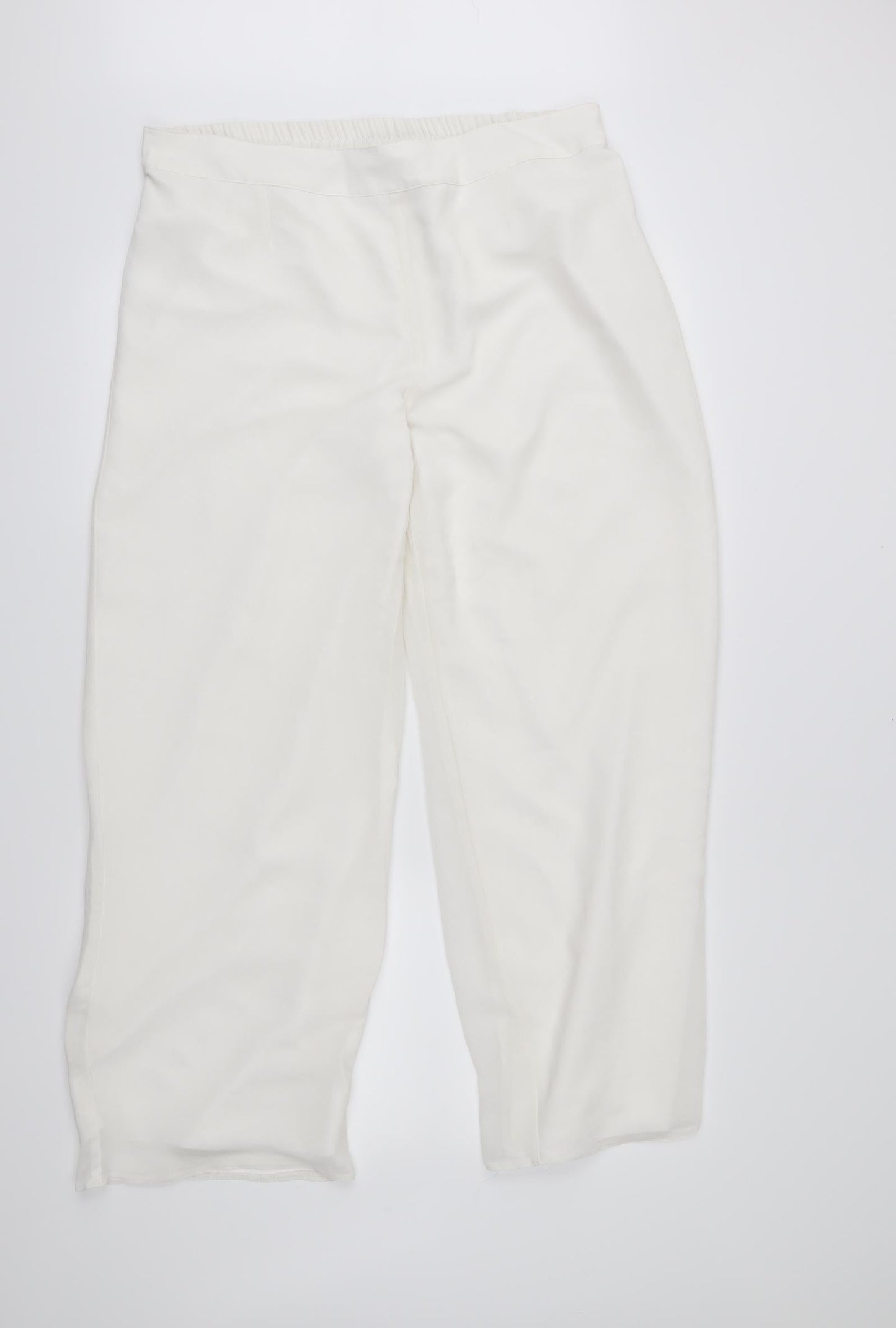 Anna Rose Womens White   Trousers  Size 16 L28 in