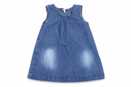 H&M Girls Blue  Denim A-Line  Size 2-3 Years
