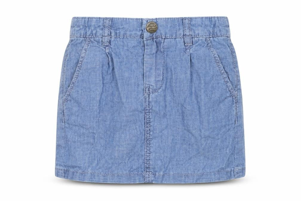 H&M Girls Blue  Denim A-Line Skirt Size 6-7 Years